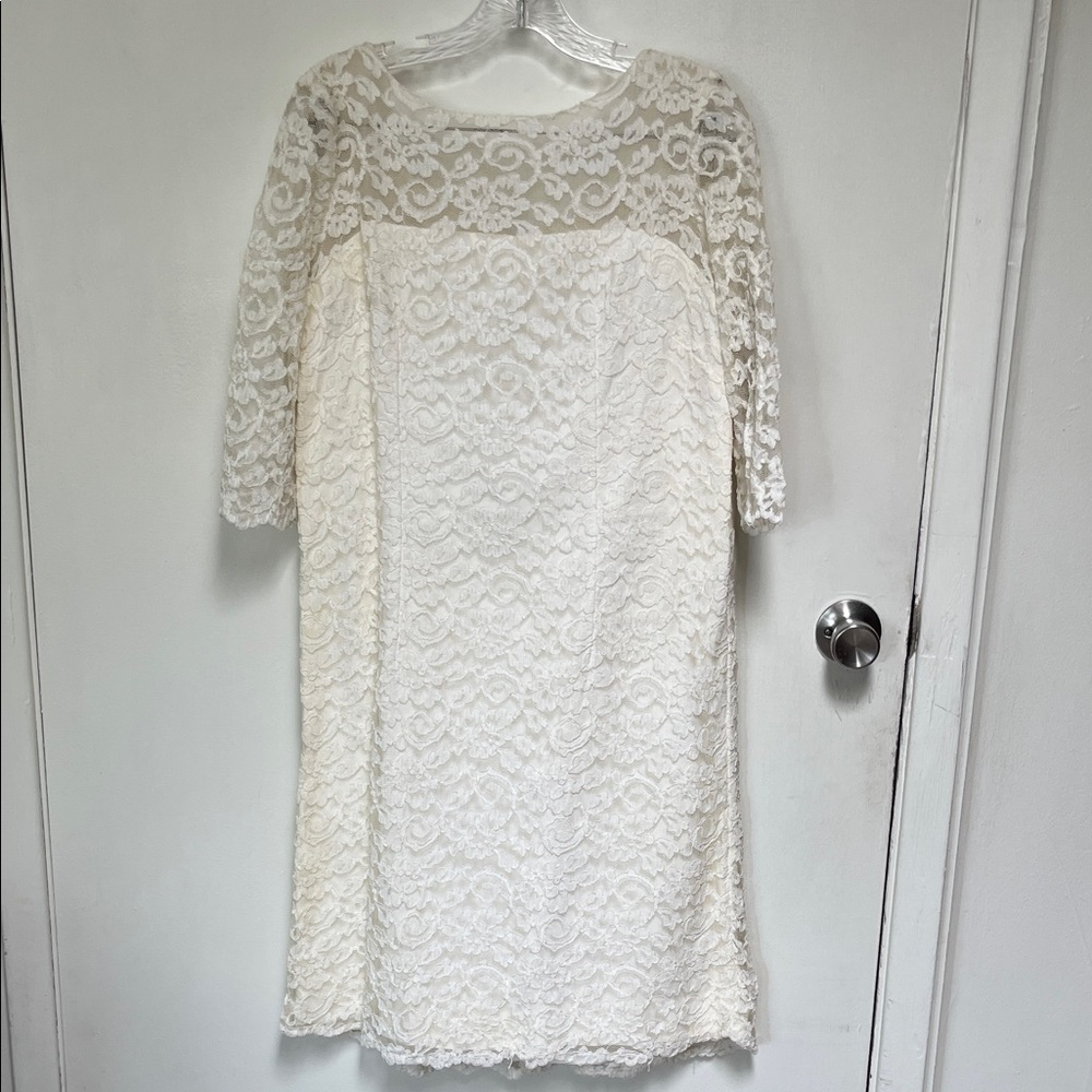Vintage 1968 off White Wedding Dress